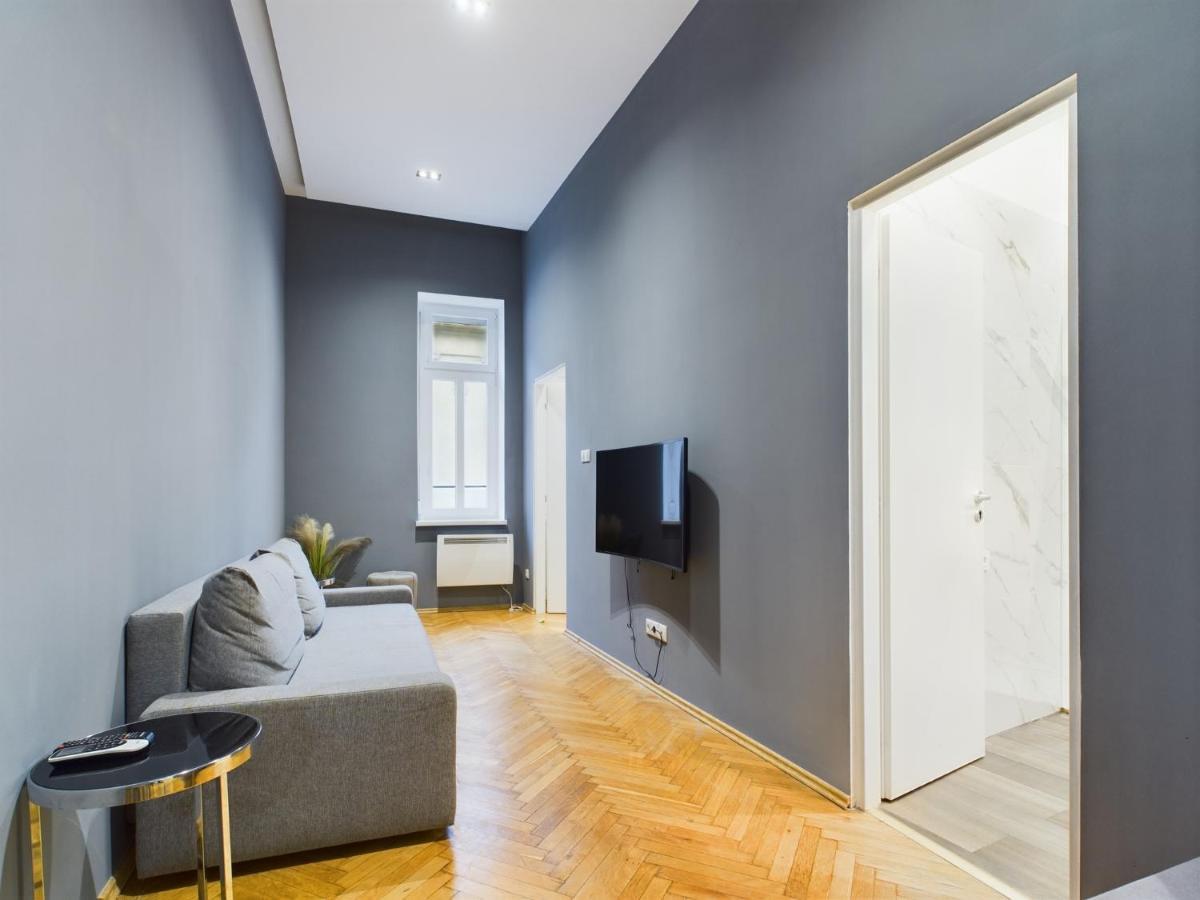Gray Stylish Central Apartment Budapest Luaran gambar